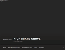 Tablet Screenshot of nightmaregrove.com